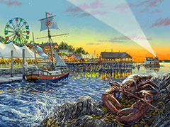 The Lobster and the Festival Mural